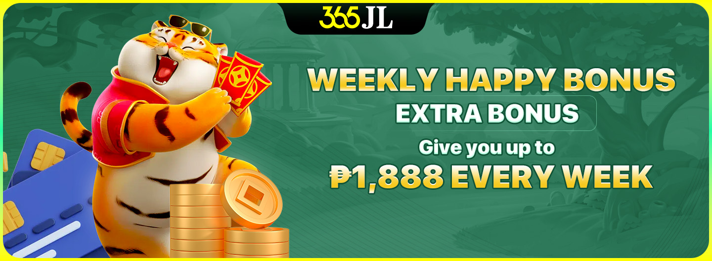 Weekly Happy Bonus with up to ₱1,888 prize Weekly Happy Bonus with up to ₱1,888 prize
